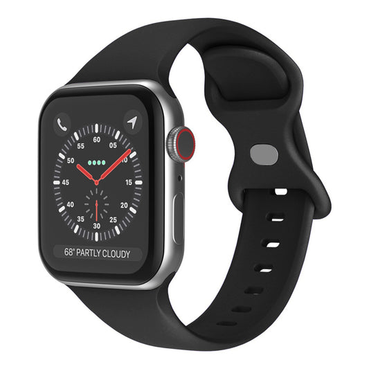 Techsuit W031 Armband für Apple Watch 49mm / 46mm / 45mm / 44mm / 42mm Serie, Schwarz