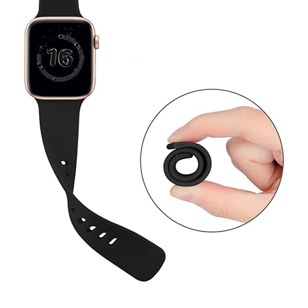 Techsuit W031 Armband für Apple Watch 49mm / 46mm / 45mm / 44mm / 42mm Serie, Schwarz