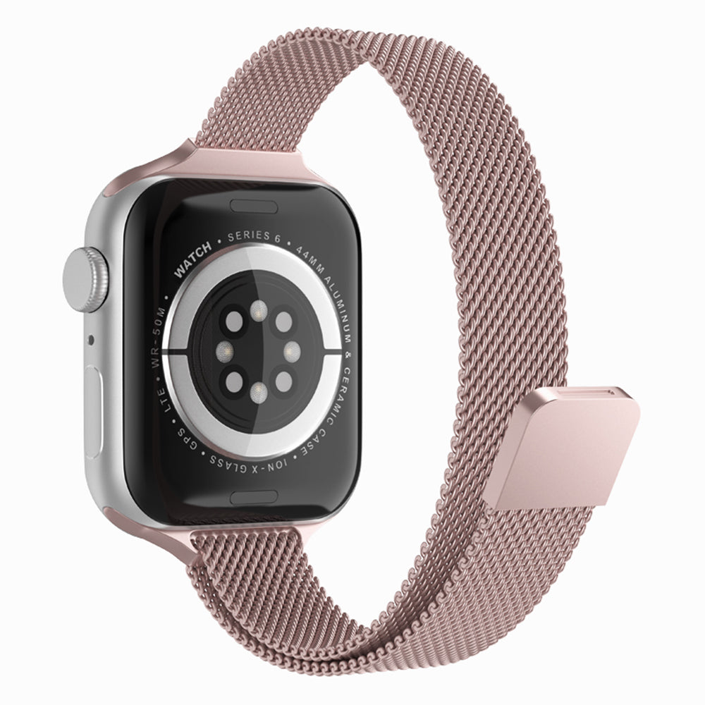Techsuit W034 Armband für Apple Watch 42mm / 41mm / 40mm / 38mm Serie, Rosa