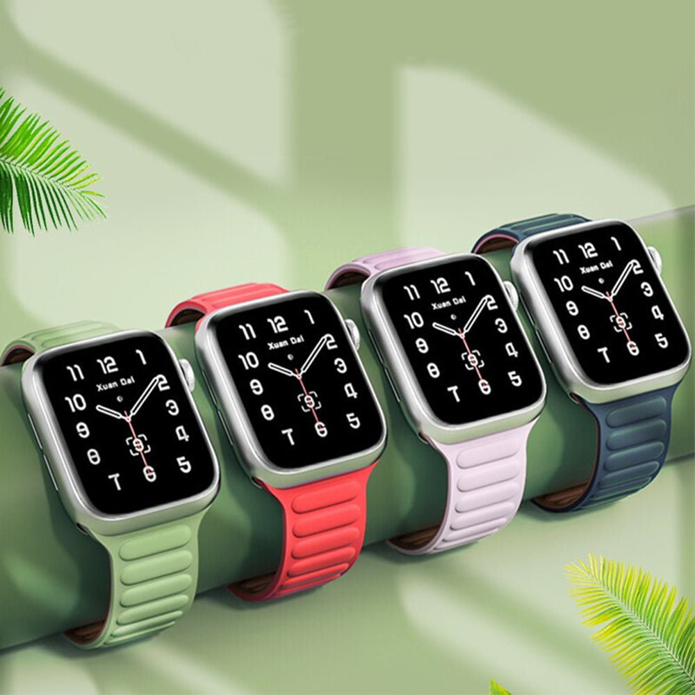 Techsuit W035 Armband für Apple Watch 42mm / 41mm / 40mm / 38mm Serie, Orange
