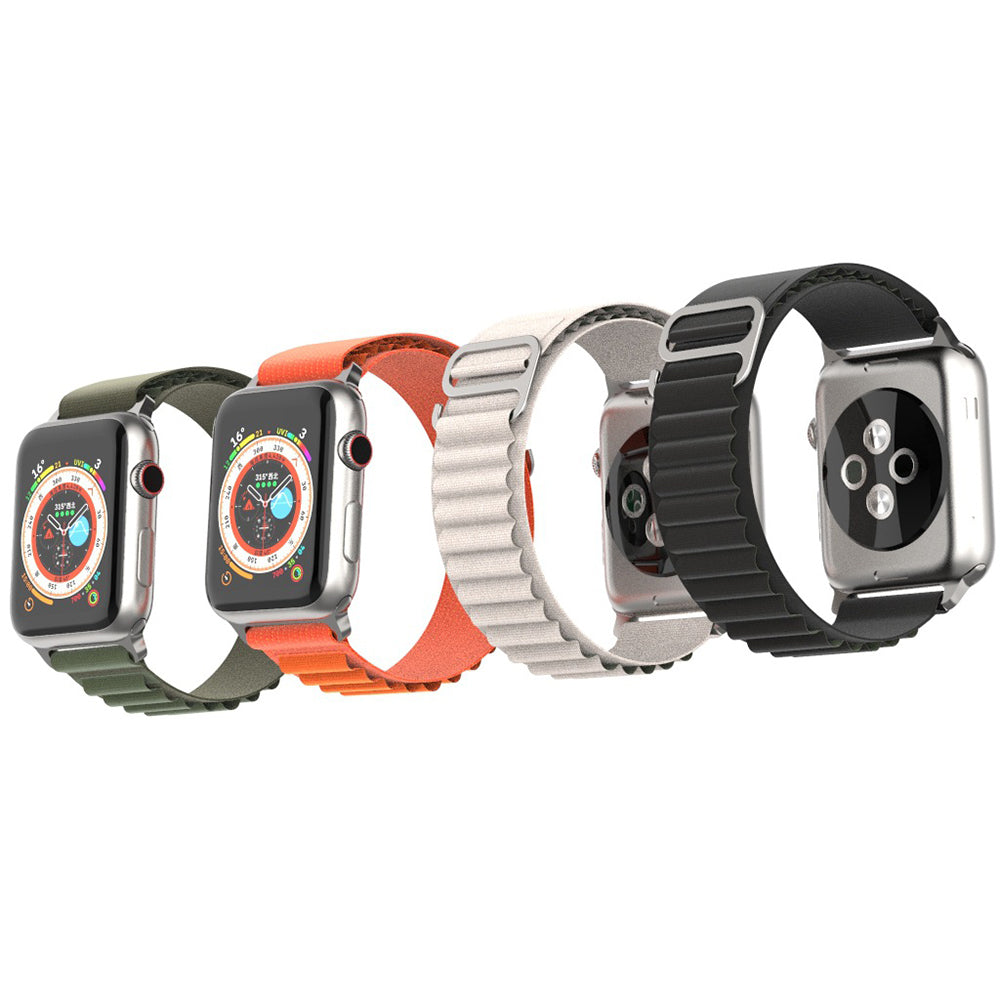Techsuit W037 Armband für Apple Watch 42mm / 41mm / 40mm / 38mm Serie, Weiß