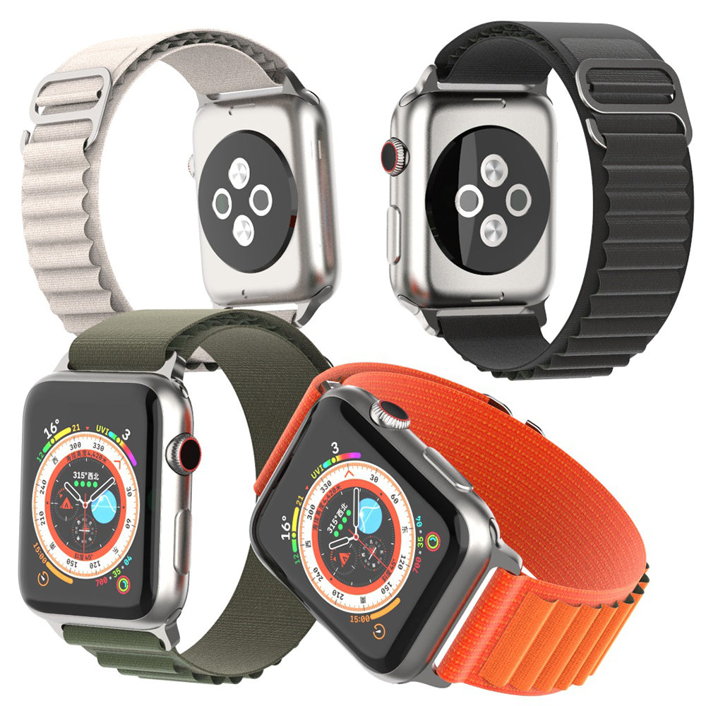 Techsuit W037 Armband für Apple Watch 42mm / 41mm / 40mm / 38mm Serie, Weiß