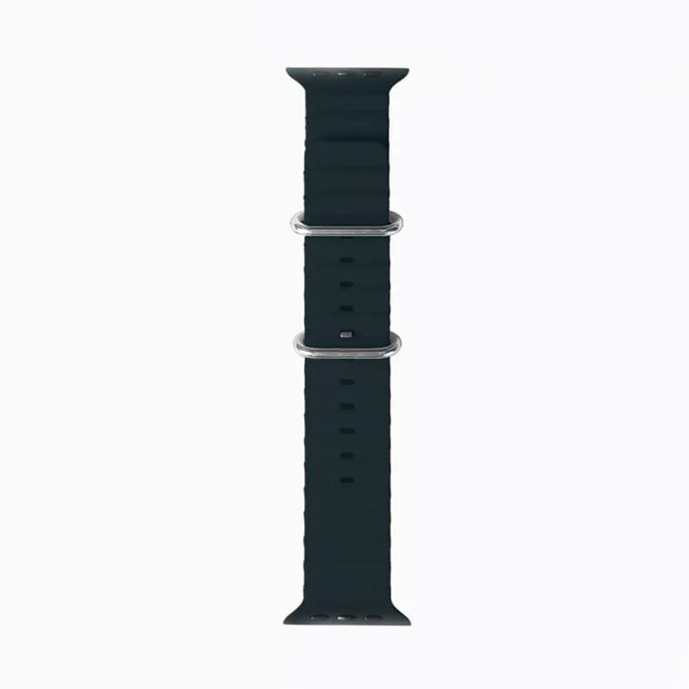 Techsuit W038 Armband für Apple Watch 42mm / 41mm / 40mm / 38mm Serie, Schwarz