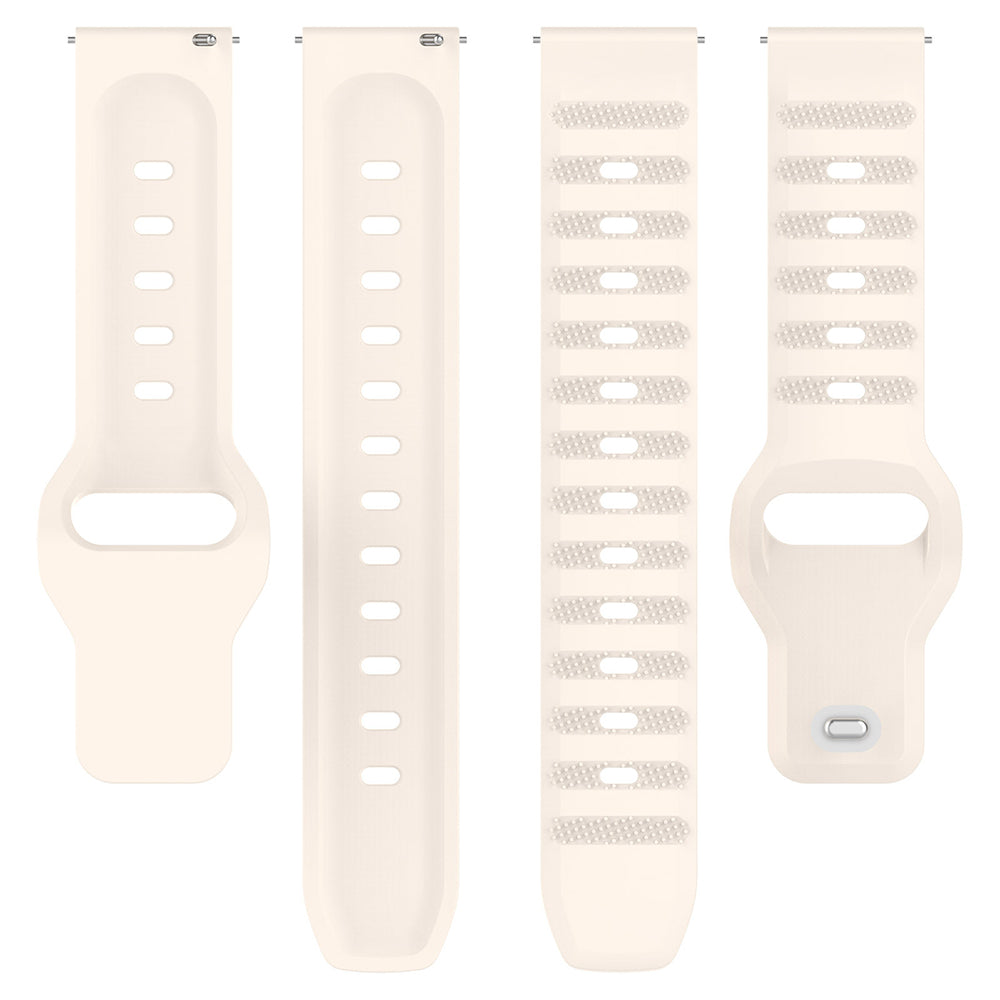 Techsuit W050 Armband für Huawei Watch / Xiaomi Watch Series, 22mm, Beige