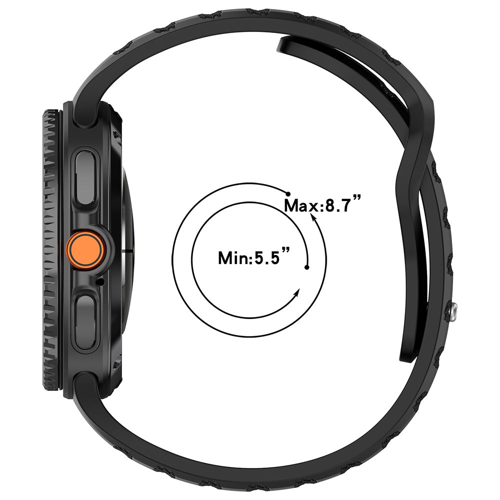 Techsuit W050 Armband für Samsung Galaxy Watch 8 Classic / Watch8 44mm / Watch 8 40mm, Blau