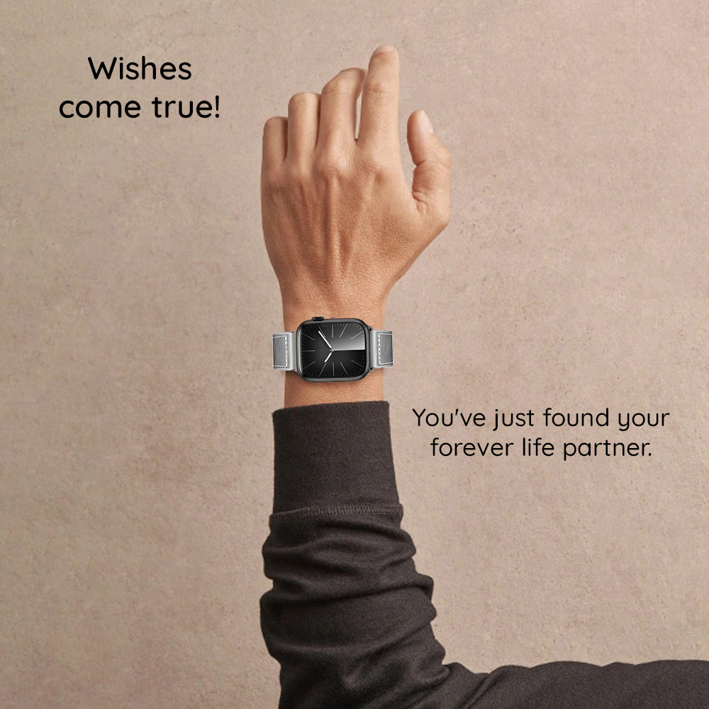 Techsuit W051 Armband für Apple Watch 49mm / 46mm / 45mm / 44mm / 42mm Serie, Dunkelblau