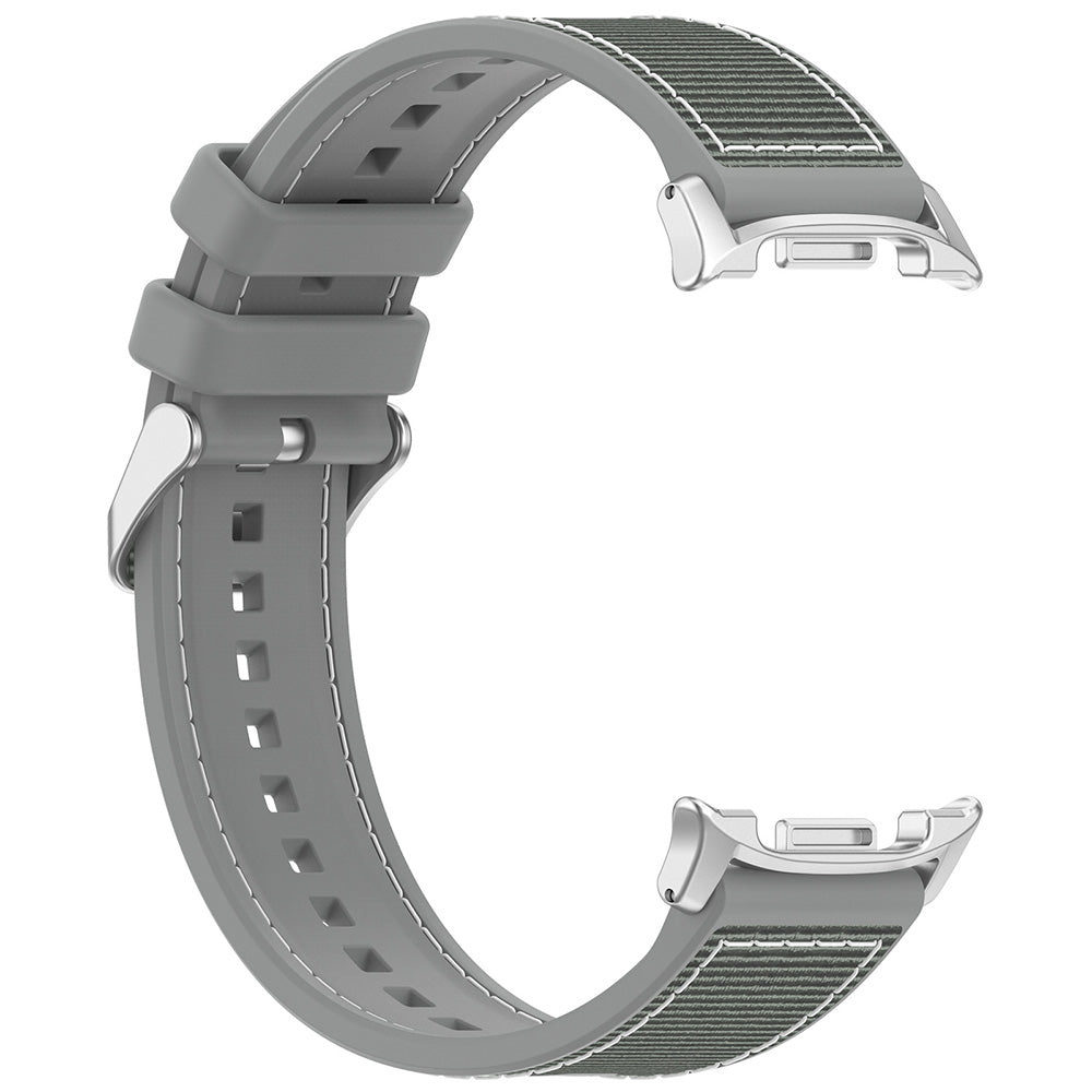 Techsuit Armband W051 für Samsung Galaxy Watch8 / Watch8 Classic Series, Grau