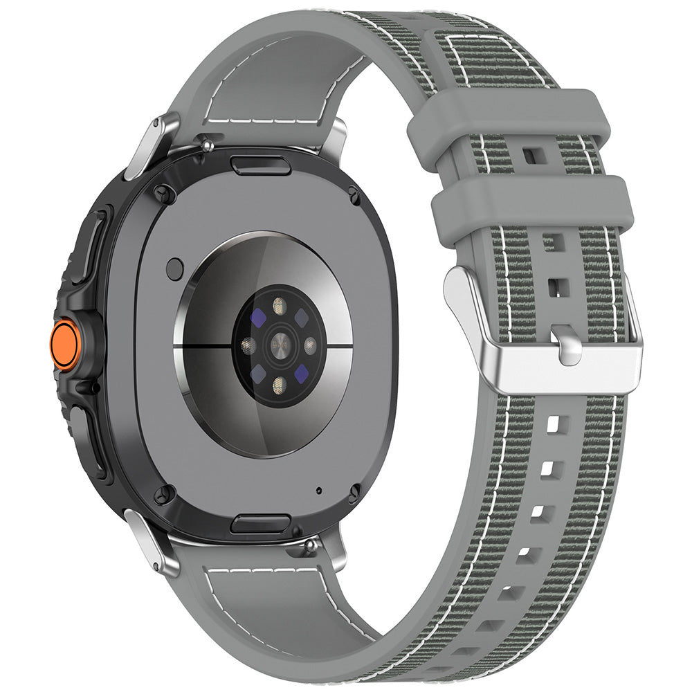 Techsuit Armband W051 für Samsung Galaxy Watch8 / Watch8 Classic Series, Grau