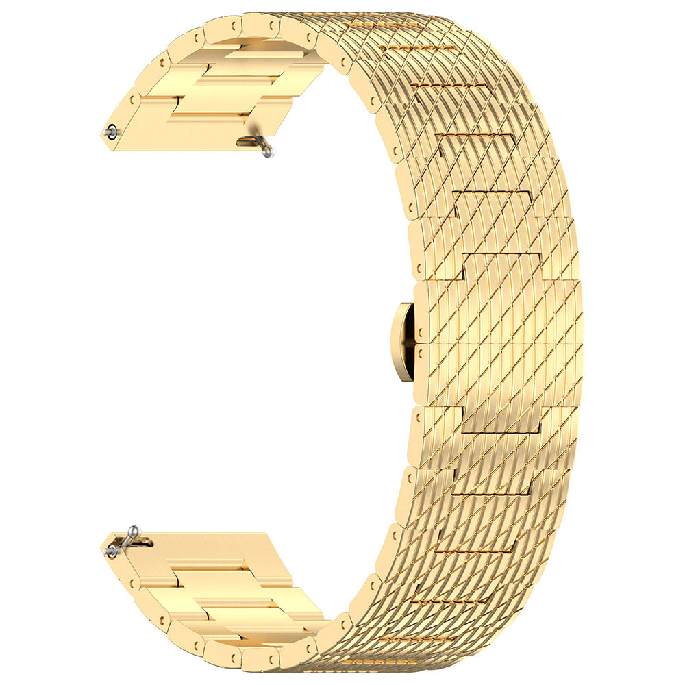 Techsuit W052 Armband für Huawei Watch / Xiaomi Watch Series, 22mm, Goldfarben