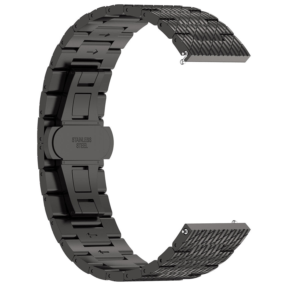 Techsuit W052 Armband für Huawei Watch / Xiaomi Watch Series, 22mm, Schwarz