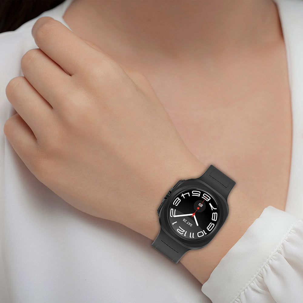 Techsuit W056 Armband für Samsung Galaxy Watch Ultra, Grau