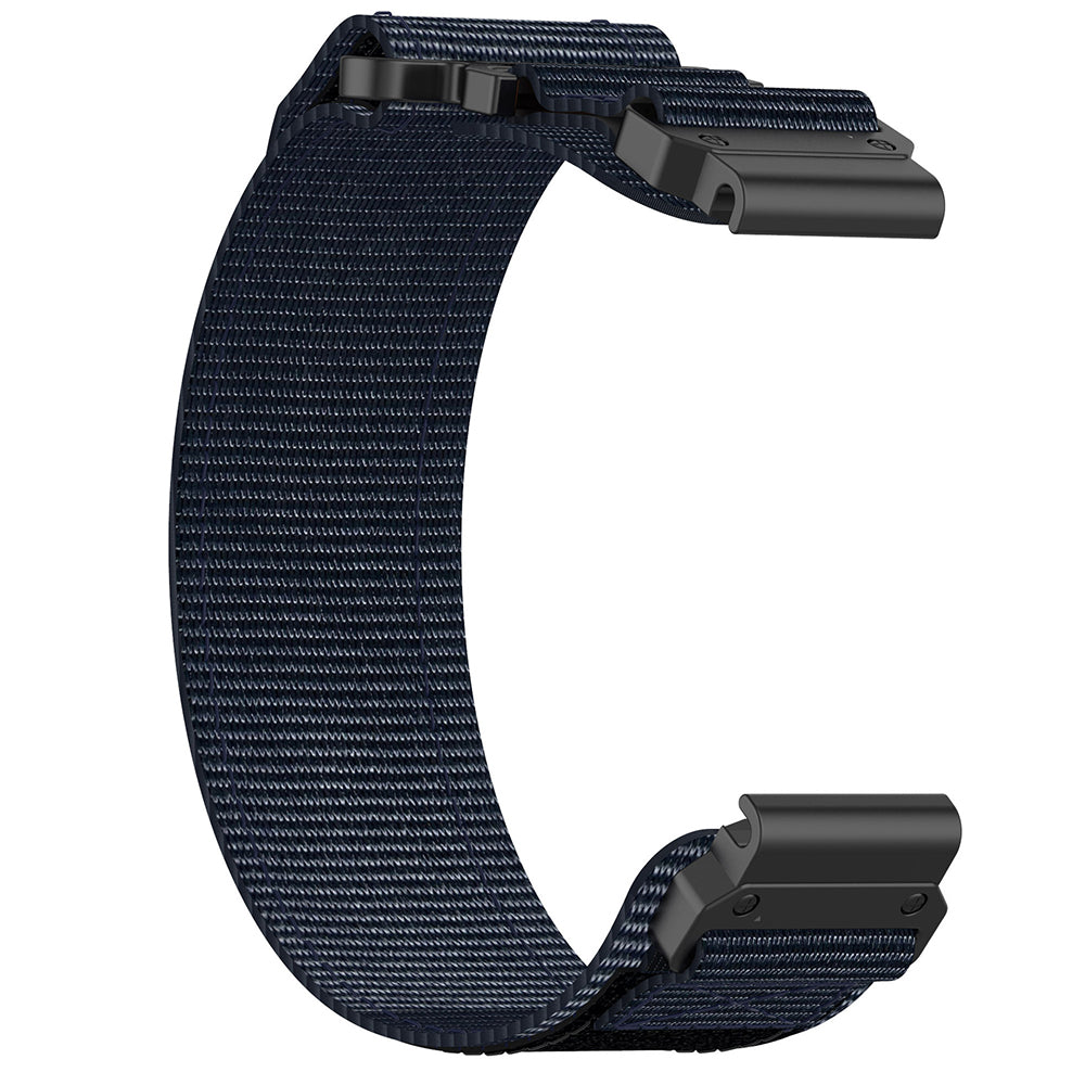 Techsuit W057 Armband für Garmin Watch Fenix / Forerunner Serie, 22mm, Marineblau