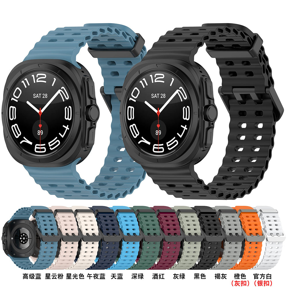 Techsuit W062 Armband für Samsung Galaxy Watch Ultra, Schwarz