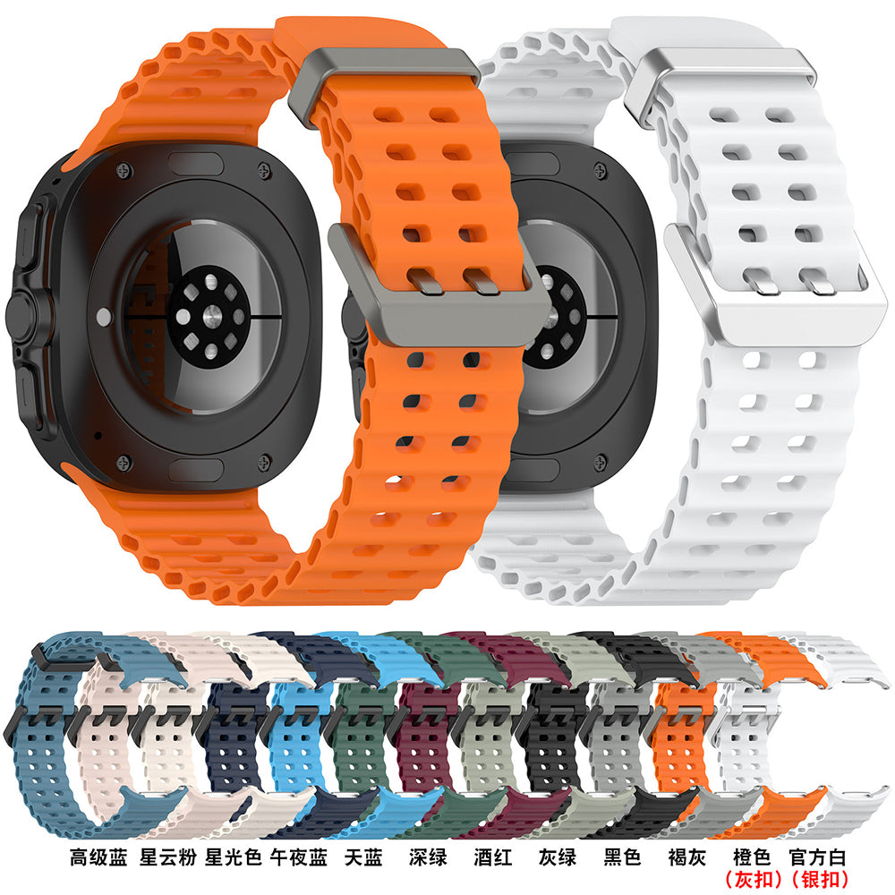 Techsuit W062 Armband für Samsung Galaxy Watch Ultra, Schwarz