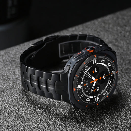 Techsuit W063 Armband für Samsung Galaxy Watch Ultra, Schwarz