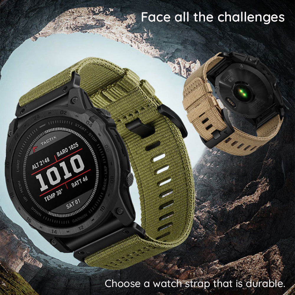 Techsuit W070 Armband für Garmin Instinct / Approach / Fenix Watch Series, 20mm, Orange
