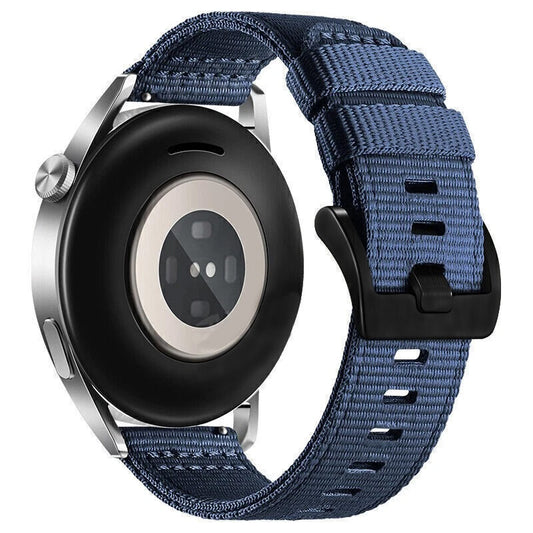 Techsuit W070 Armband für Samsung Galaxy Watch / Huawei Watch Series, 20mm, Marineblau