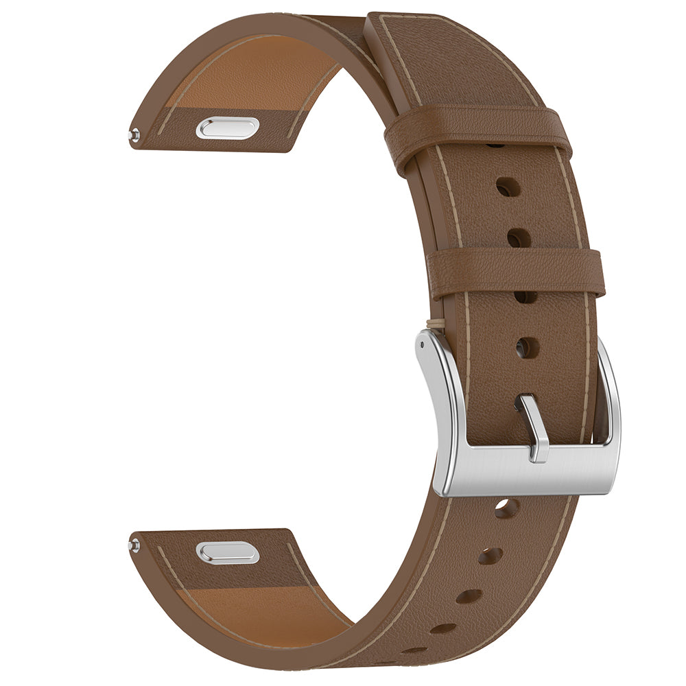 Techsuit W073 Armband für Samsung Galaxy Watch / Huawei Watch Series, 22mm, Braun