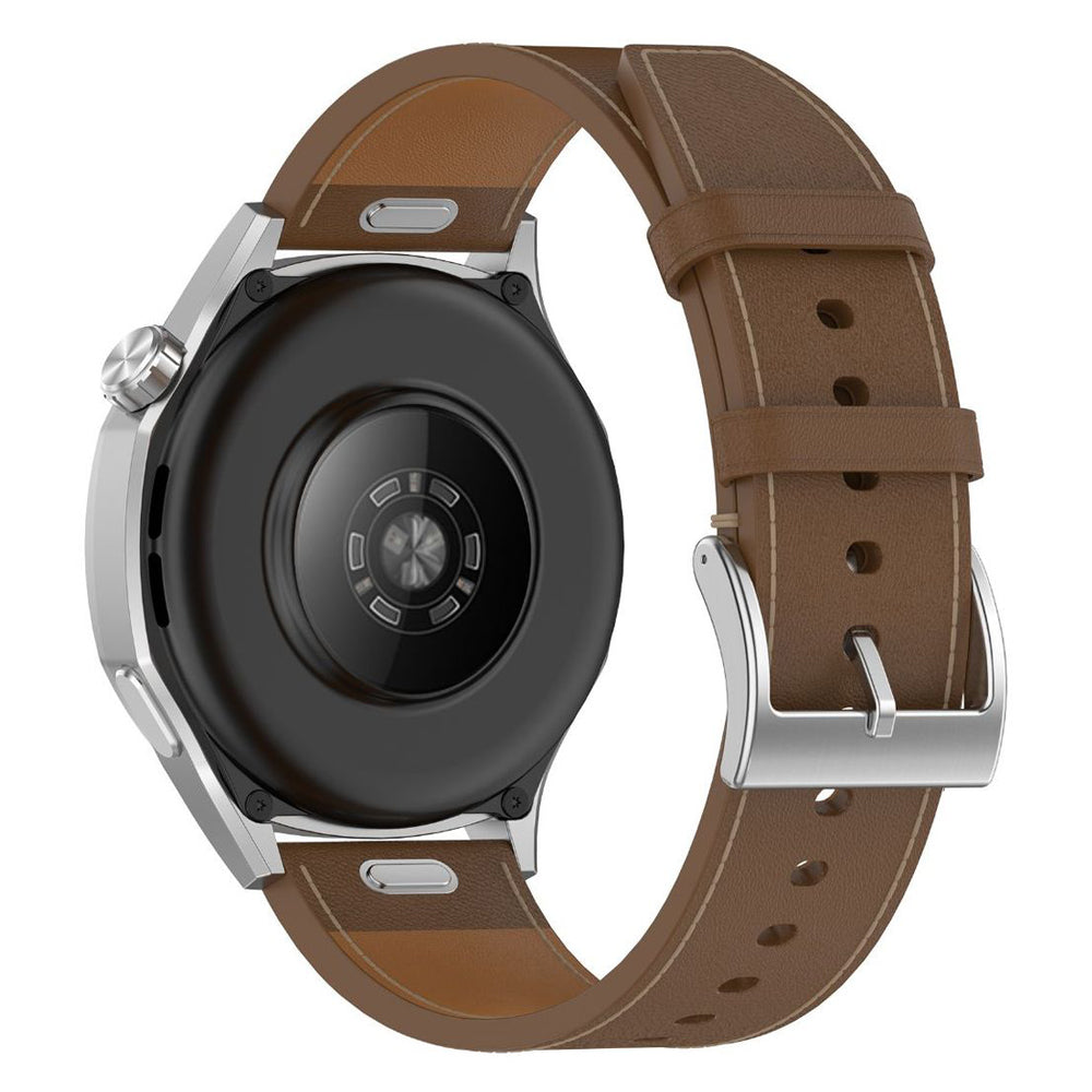 Techsuit W073 Armband für Samsung Galaxy Watch / Huawei Watch Series, 22mm, Braun