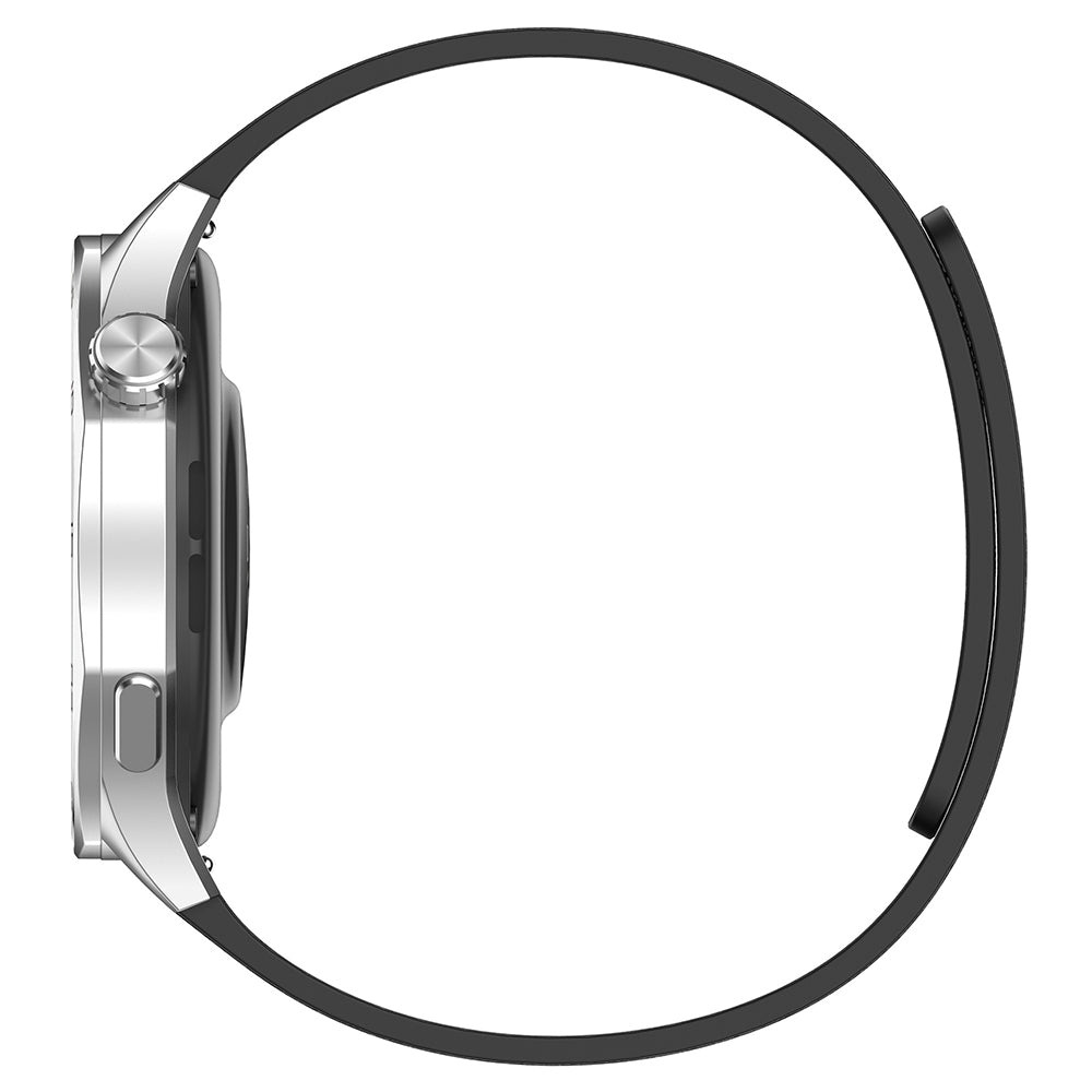 Techsuit W074 Armband für Samsung Galaxy Watch / Huawei Watch Series, 22mm, Schwarz Rot