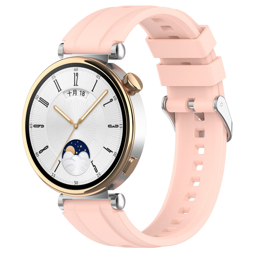 Techsuit W075 Armband für Huawei Watch / Garmin Watch Series, 18mm, Rosa
