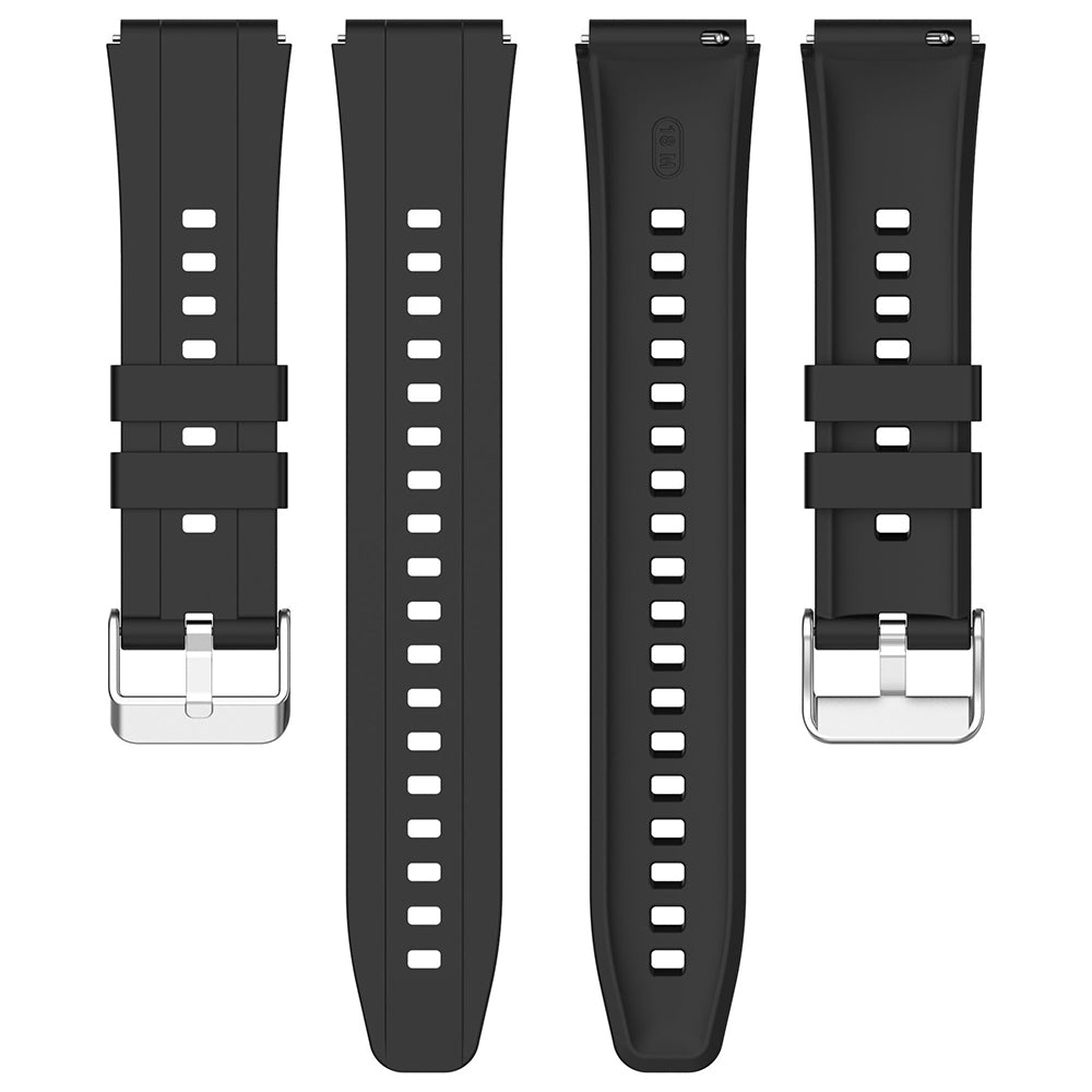 Techsuit W075 Armband für Huawei Watch / Garmin Watch Series, 18mm, Kirschrot