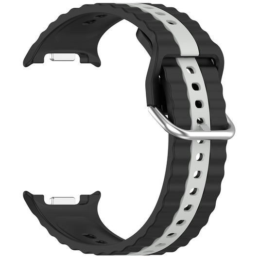 Techsuit W078 Armband für Samsung Galaxy Watch 8 Classic / Watch8 44mm / Watch 8 40mm, Schwarz
