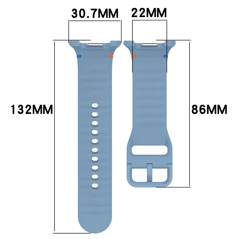 Techsuit W079 Armband für Samsung Galaxy Watch8 / Watch8 Classic Series, Schwarz
