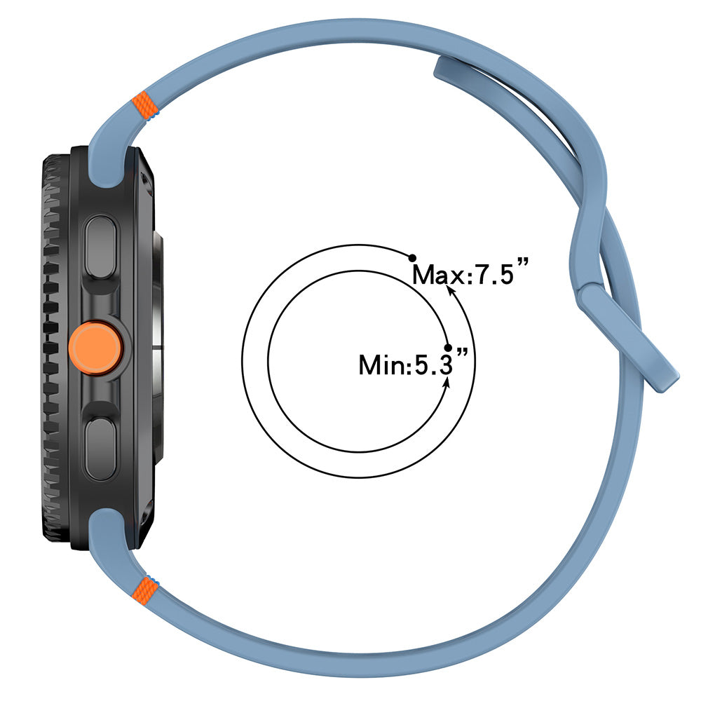 Techsuit W079 Armband für Samsung Galaxy Watch8 / Watch8 Classic Series, Schwarz