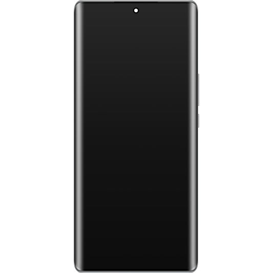 Touchscreen Display Touchscreen Honor Magic5 Lite, mit Rahmen und Akku, Titansilber, Service Pack 0235AEMY