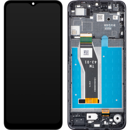 Motorola Moto Moto E13 Touchscreen Display mit Rahmen, Schwarz, Service Pack 5D68C22340