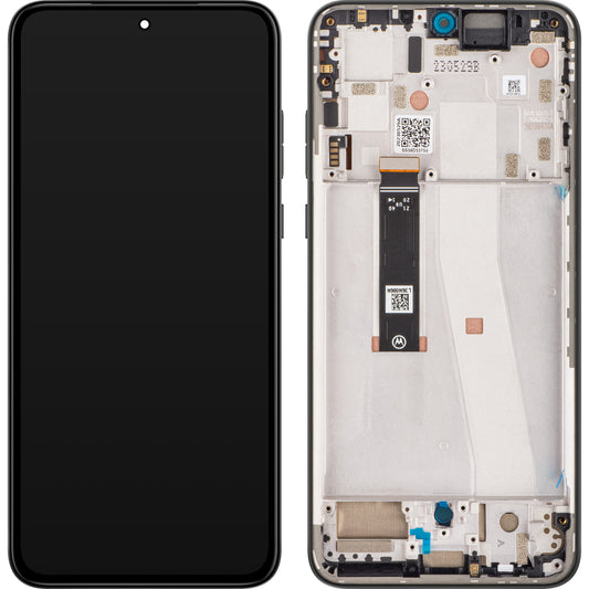 Touchscreen Display Motorola Edge 30 Neo, with Frame, Black Onyx, Service Pack 5D68C21403