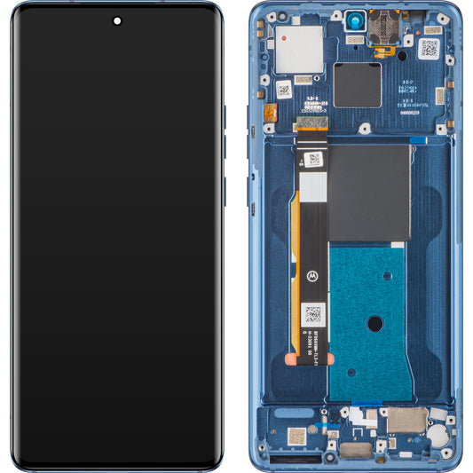 Touchscreen-Display Motorola Edge 40, mit Rahmen, Lunar Blue, Service Pack 5D68C22671