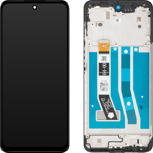 Motorola Moto Moto G55 Touchscreen Display, mit Rahmen, Schwarz, Service Pack 5D68C28432