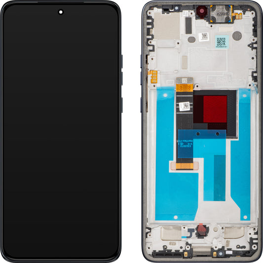 Touchscreen-Display Motorola Edge 50 Neo, mit Rahmen, Grau (Grisaille), Service Pack 5D68C28683