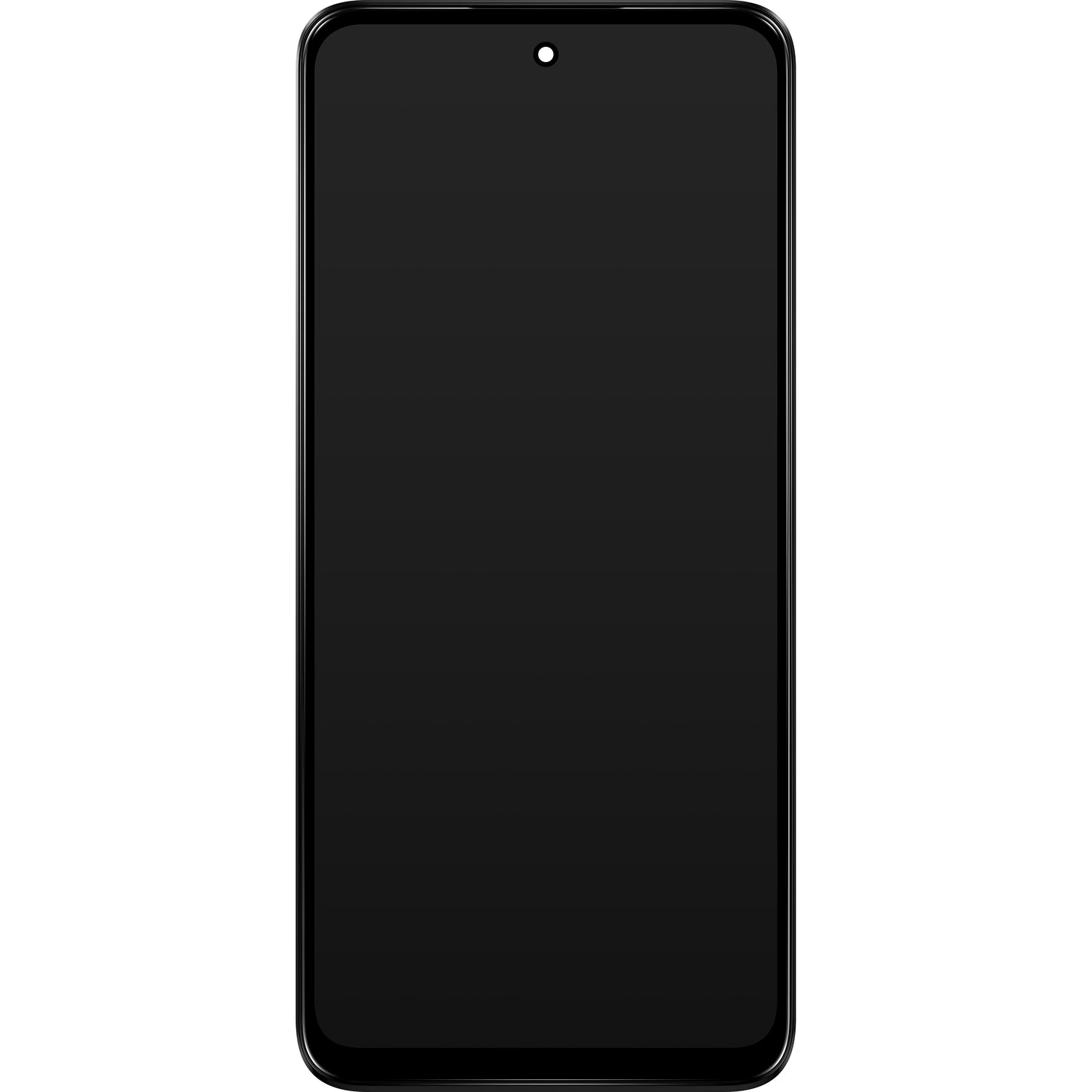 Motorola Moto G13 Touchscreen-Display mit Rahmen, schwarz (anthrazit matt), Service Pack 5D68C22318