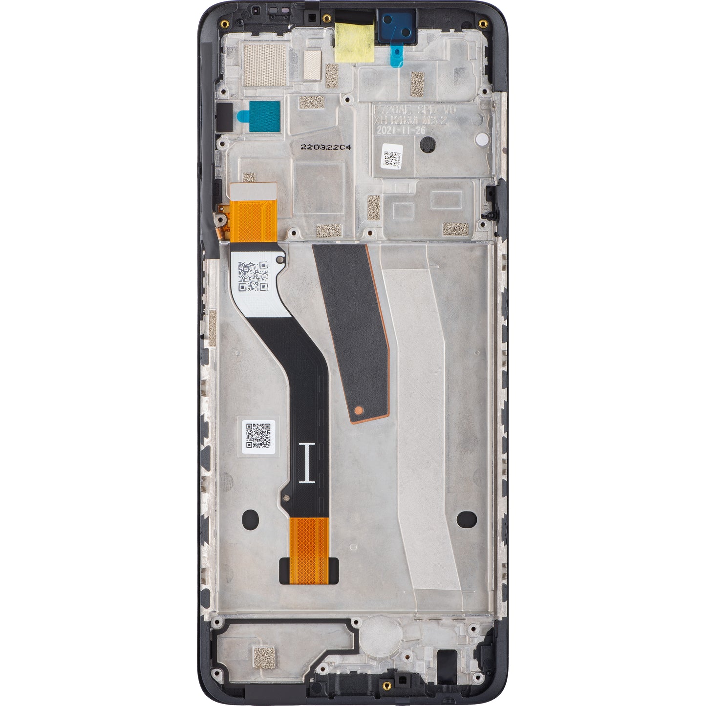 Motorola Moto Moto G51 5G Touchscreen Display, mit Rahmen, Schwarz, Service Pack 5D68C20028