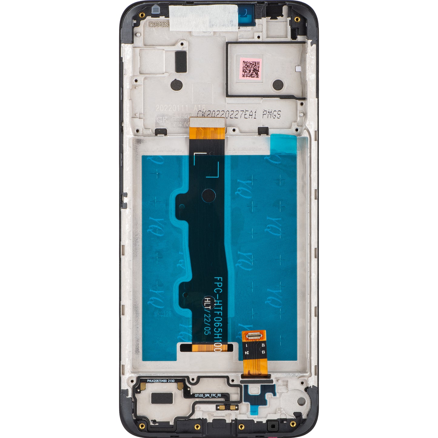Motorola Moto Moto E7i Power / E7 Power Touchscreen Display, mit Rahmen, Schwarz, Service Pack 5D68C18235