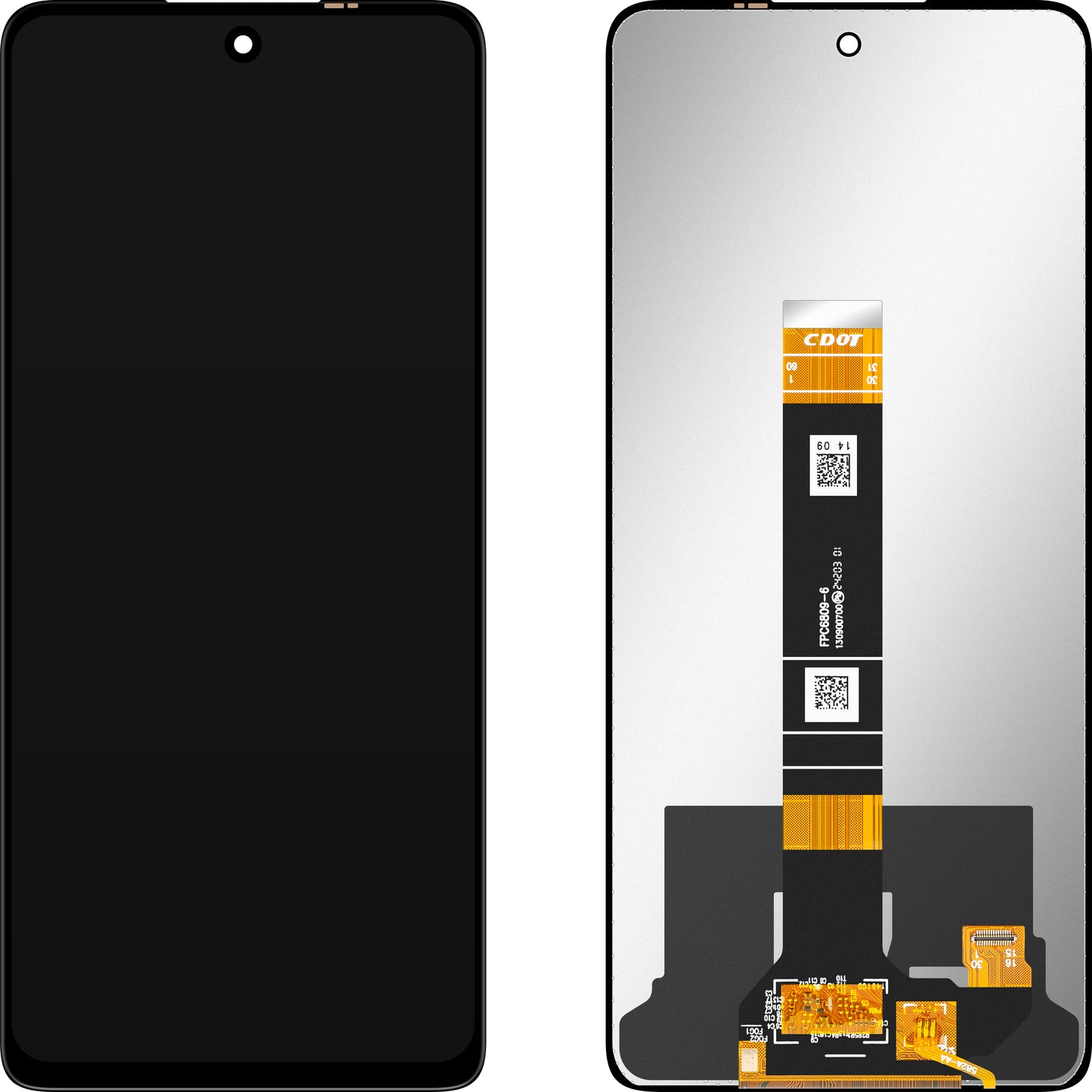 Display mit Touchscreen MP kompatibel mit TCL 50 Pro NxtPaper