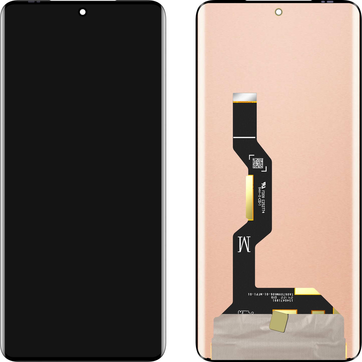 Display mit Touchscreen MP kompatibel mit Motorola Edge 50 / Edge 50 Pro, OLED-Version