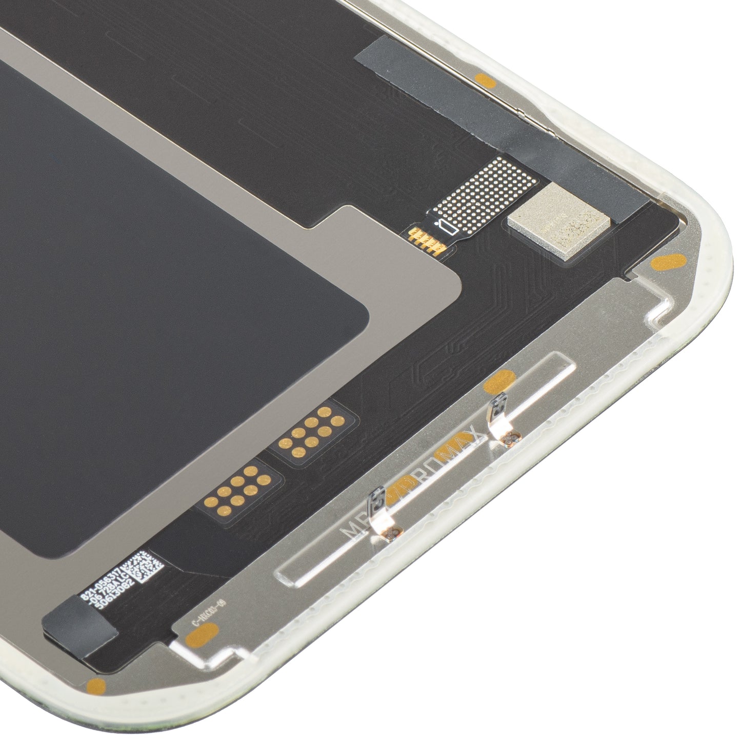 MP Touchscreen Display compatible with Apple iPhone 17 Pro Max, with Frame, Soft Version OLED FHD 120Hz IC Movable, Black