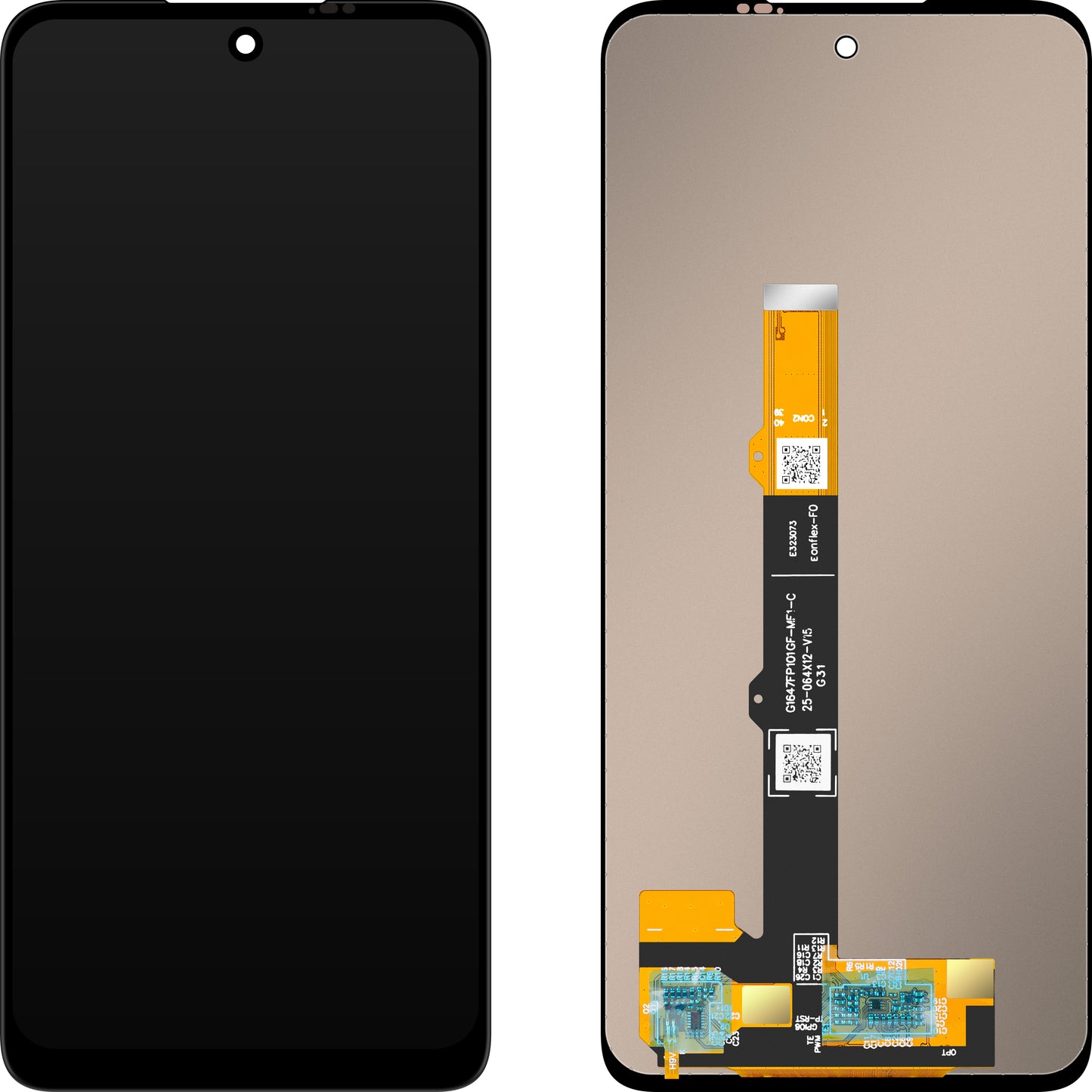 Display mit Touchscreen MP kompatibel mit Motorola Moto G71 5G