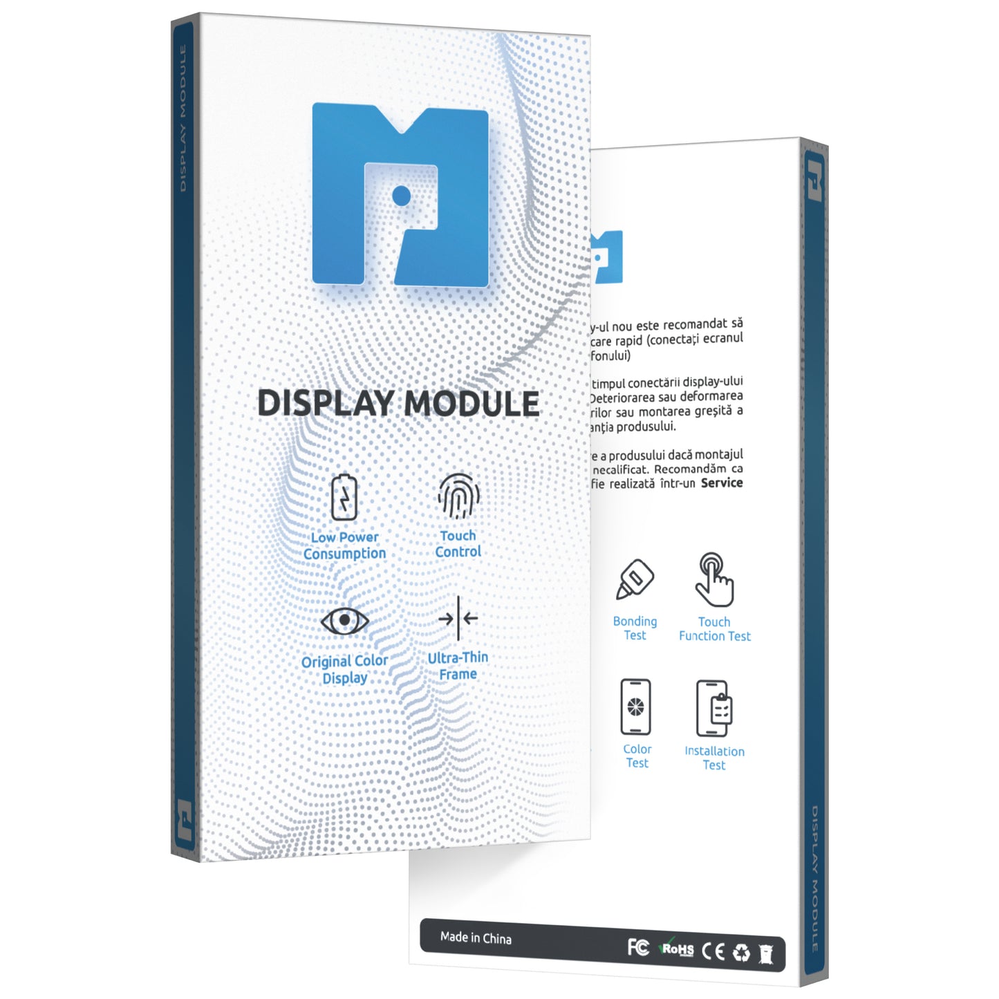 Display mit MP-Touchscreen kompatibel mit Apple iPhone 12 / 12 Pro, mit Rahmen, OLED-Diagnoseversion, Schwarz