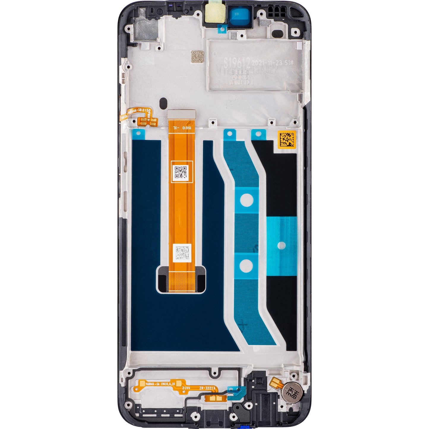 Touchscreen Display Realme C21Y, mit Rahmen, Schwarz, Service Pack 4908747