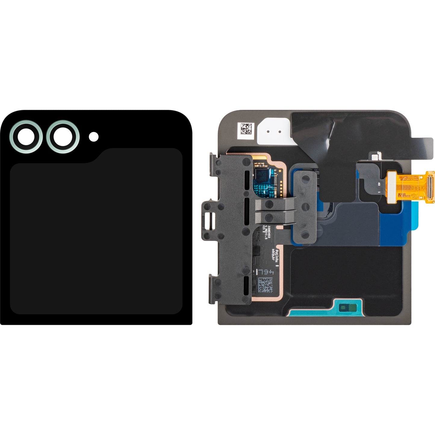 Display mit Touchscreen Samsung Galaxy Z Flip6 F741, Sub Outer, Grün (Mint), Service Pack GH97-30012D