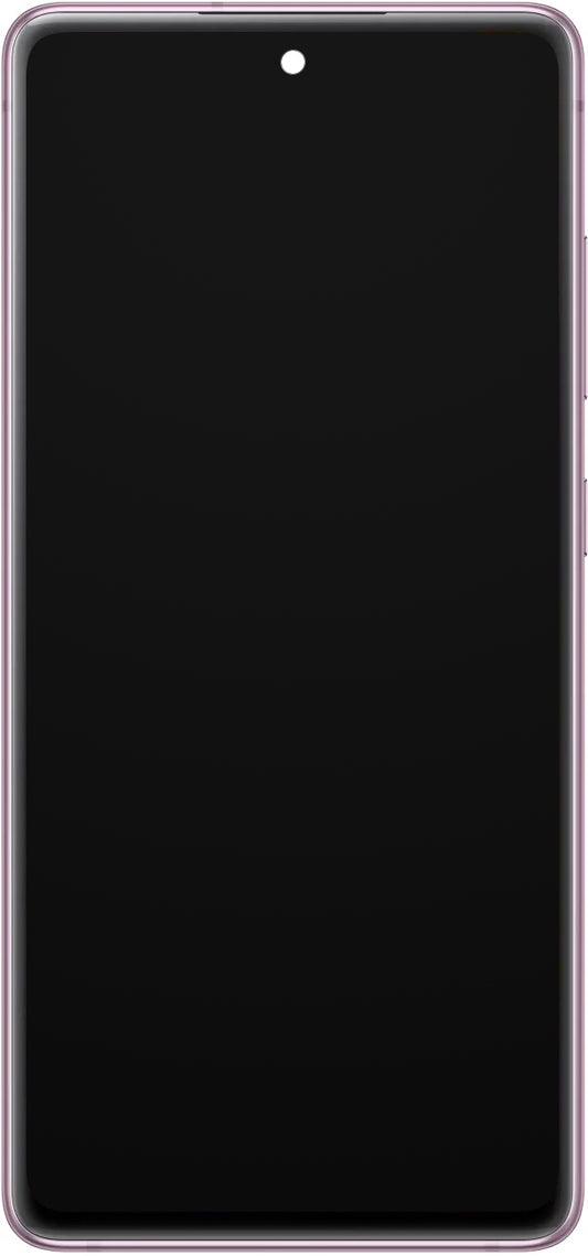 Display mit Touchscreen für Samsung Galaxy S20 FE G780, mit Rahmen, Violett, Swap GH82-24219C
