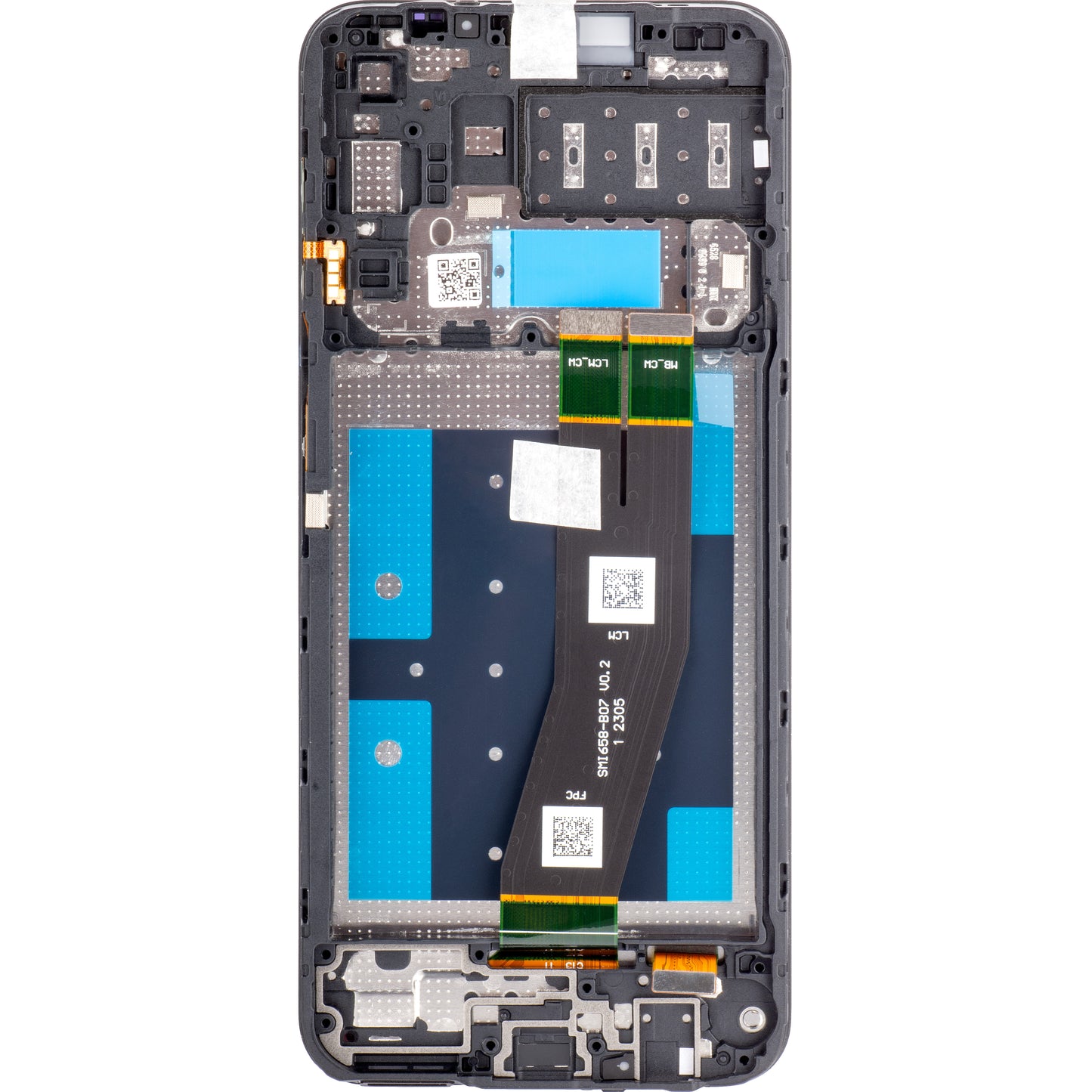 Touchscreen Display Samsung Galaxy A14 A145, mit Rahmen, Europa Version, Schwarz, Service Pack GH81-23540A