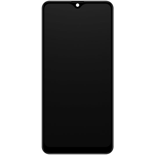 Touchscreen Display Samsung Galaxy A20 A205, with Frame, Black, Service Pack GH82-19571A