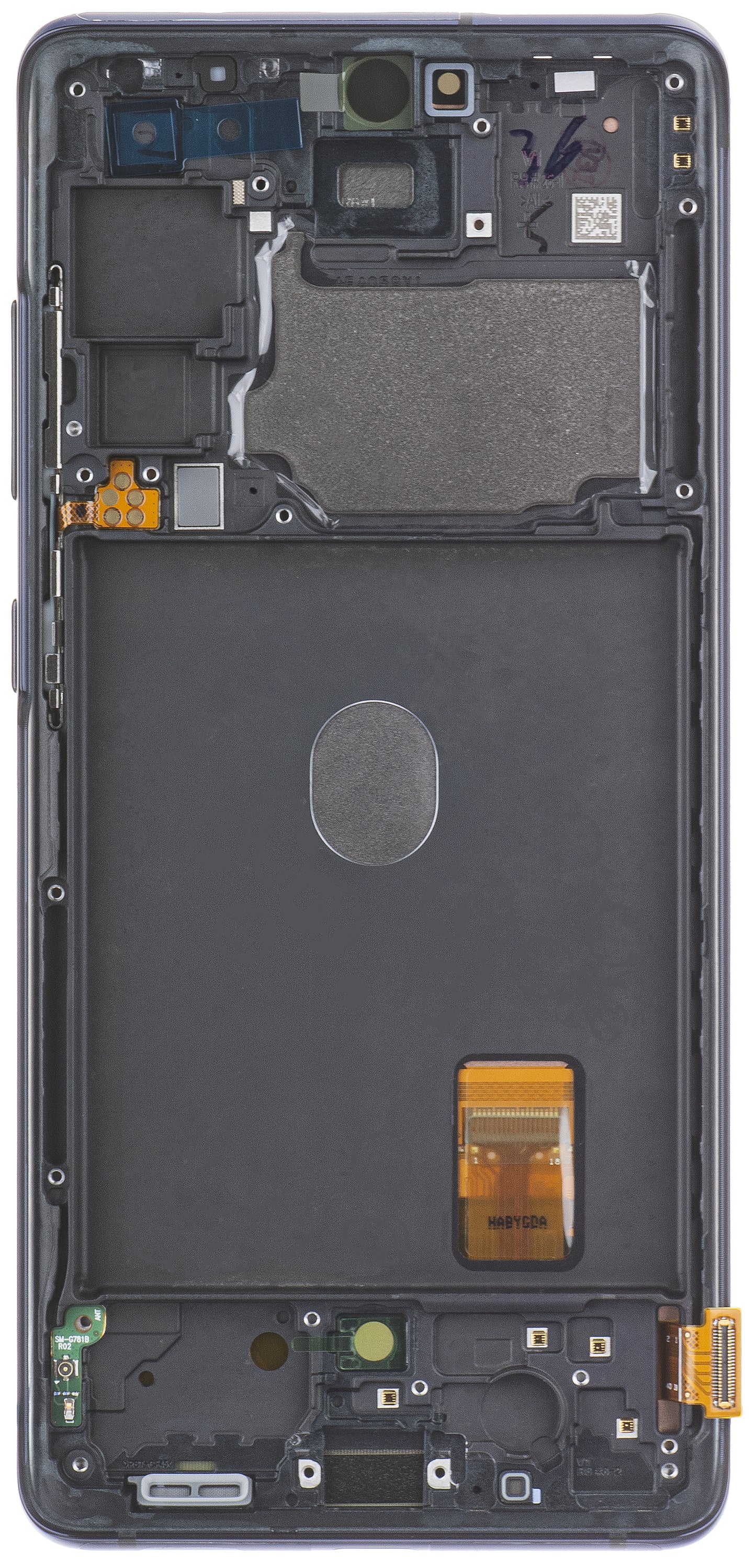 Samsung Galaxy S20 FE 5G Touchscreen Display G781, mit Rahmen, Marineblau, Service Pack GH82-24214A