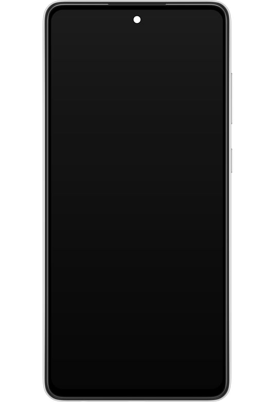 Samsung Galaxy A72 A725 / A72 5G A726 Touchscreen Display, mit Rahmen, Weiß, Service Pack GH82-25460D